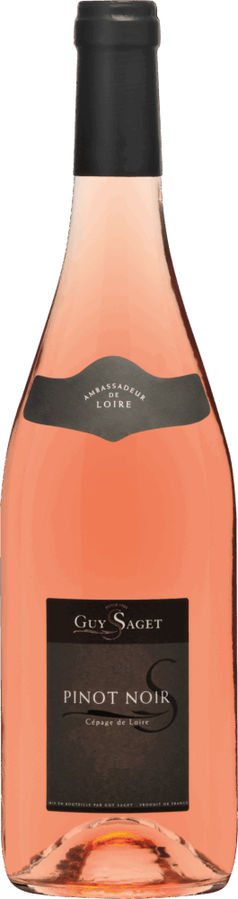 Guy Saget Pinot Noir Rosé  Vin De France, 2024  0.75 L Flasche