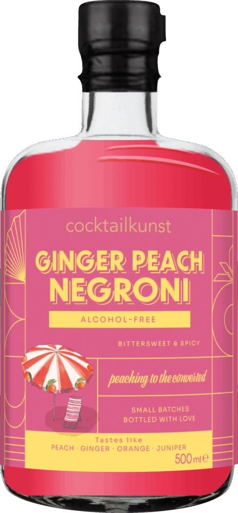 Cocktailkunst Ginger Peach Negroni NV  0.5 L Flasche