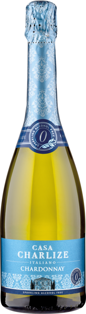 Cantine Casa Charlize Chardonnay Sparkling Alkoholfrei NV  0.75 L Flasche