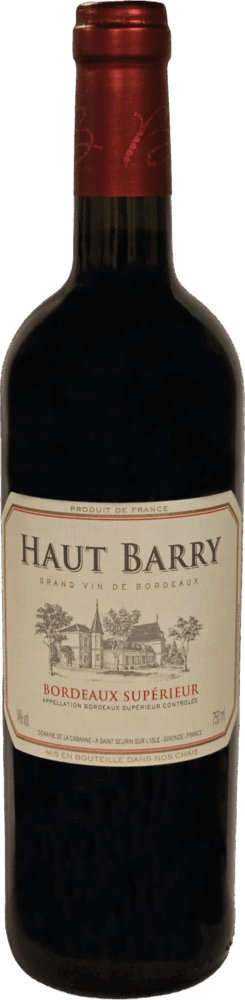 Haut Barry Bordeaux Supérieur 2024  0.75 L Flasche