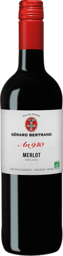 Gérard Bertrand Heritage Merlot 2024  0.75 L Flasche