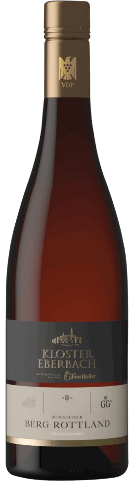 Kloster Eberbach Rüdesheimer Berg Rottland Spätburgunder / Pinot Noir Cabinettkeller VDP Großes Gewächs 2018  0.75 L Flasche