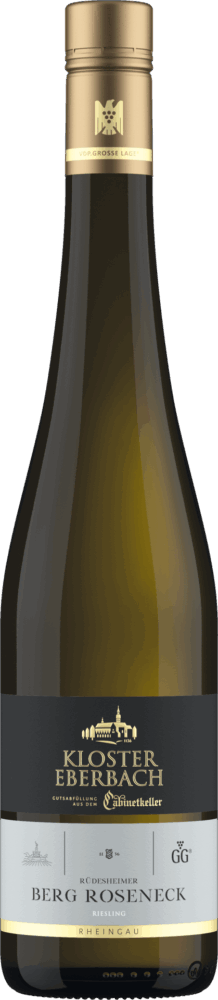 Kloster Eberbach Rüdesheimer Berg Roseneck Riesling Cabinetkeller VDP Großes Gewächs 2020  0.75 L Flasche