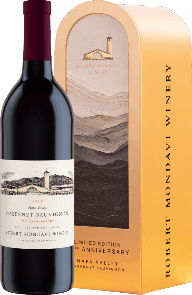 Robert Mondavi Winery 60Th Anniversary Edition Napa Valley AVA 2023  0.75 L Flasche