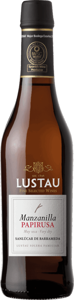 Lustau Solera Familiar Manzanilla Papirusa Jerez-Xérès-Sherry NV  0.375 L Halbflasche