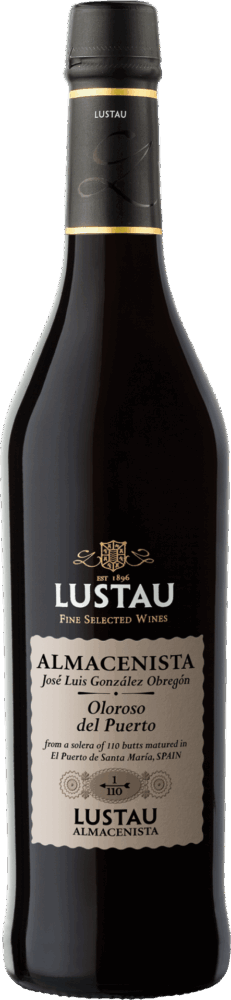 Lustau Almacenista Oloroso Del Puerto Jerez-Xérès-Sherry NV  0.5 L Flasche