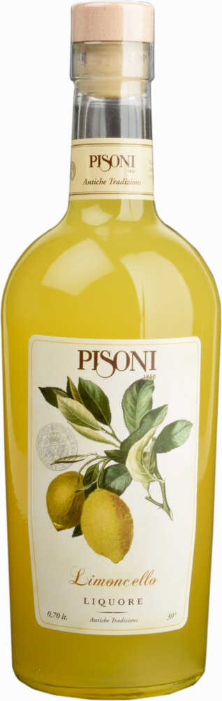 Limoncello Grappa mit Zitrone