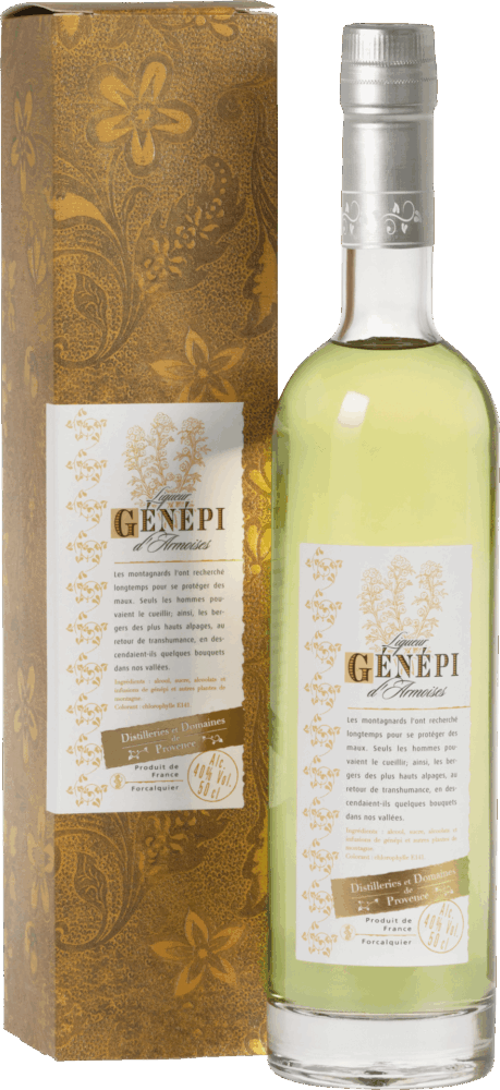 Distilleries et Domaines de Provence Genepi Geschenkverpackung NV  0.5 L Flasche