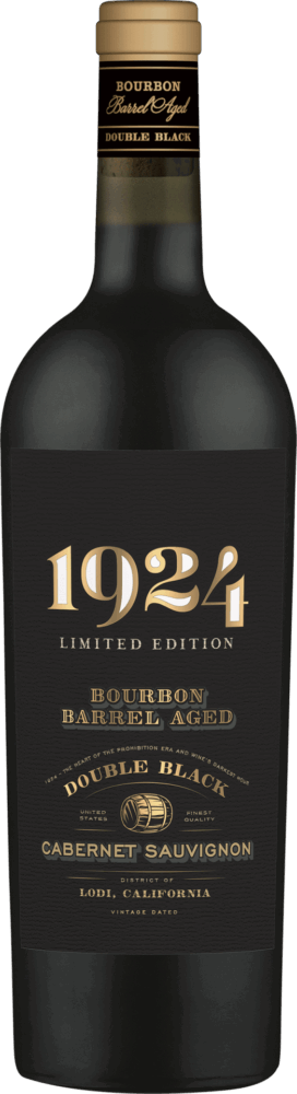 Delicato Family Wines 1924 Double Black Bourbon Barrel Aged Cabernet Sauvignon 2023  0.75 L Flasche