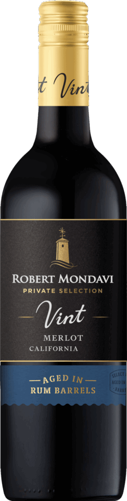 Robert Mondavi Vint Private Selection Rum Barrel Aged Merlot 2021  0.75 L Flasche