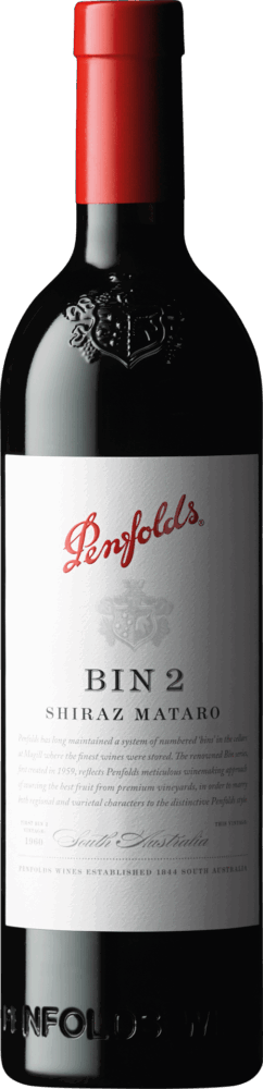 Penfolds Bin 2 Shiraz Mataro 2024  0.75 L Flasche