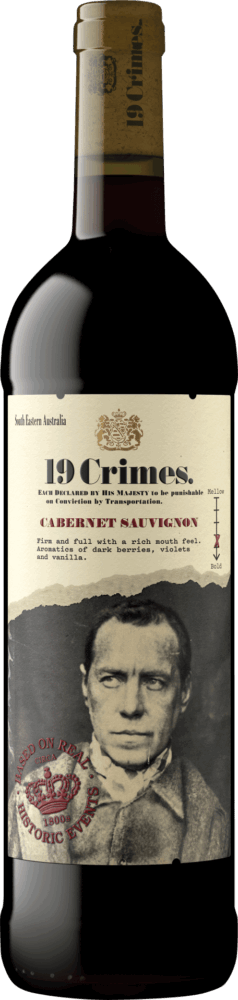 19 Crimes Cabernet Sauvignon Non Vintage NV  0.75 L Flasche