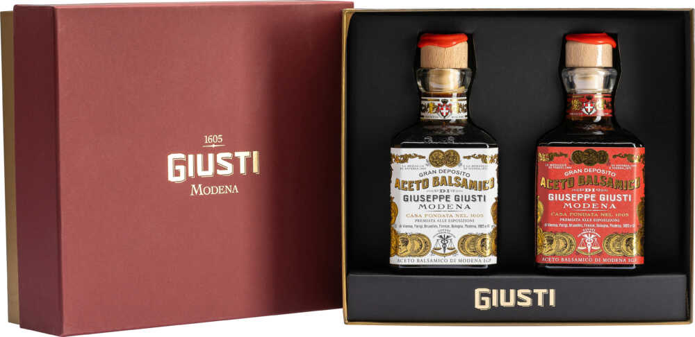 2Er Schmuckkarton 2&3 Goldmedaillen 2X0,25L Aceto Balsamico Di Modena Igp