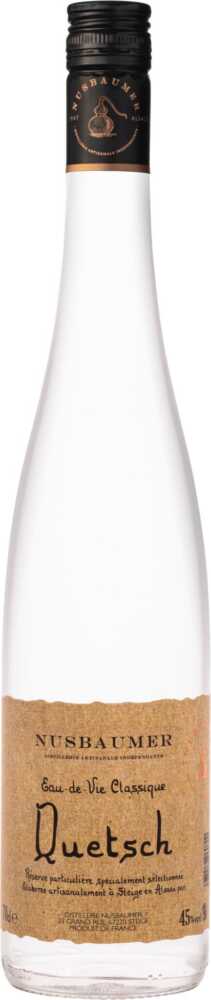 Distillerie Nusbaumer Quetsch Zwetschgenbrand Aus Dem Elsass NV  0.7 L Flasche
