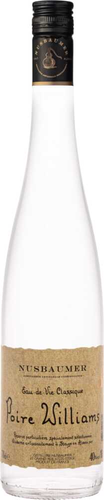 Distillerie Nusbaumer Poire Williams Selection Birnenbrand Aus Dem Elsass NV  0.7 L Flasche
