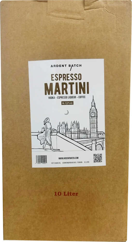 Nitro Espresso Martini Bib Vodka-Espresso Likör-Coffee Spirituose
