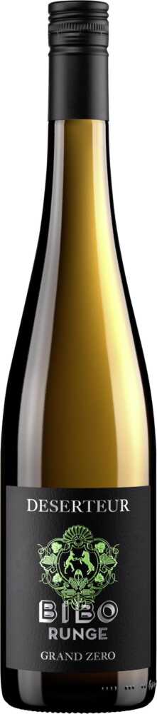 Bibo Runge Deserteur Grand Zero Riesling Entalkoholisierter Deutscher Wein 2017  0.75 L Flasche