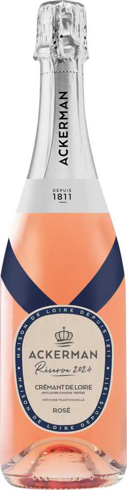 Ackerman Réserve Rosé Brut Crémant De Loire Aop 2024  0.75 L Flasche