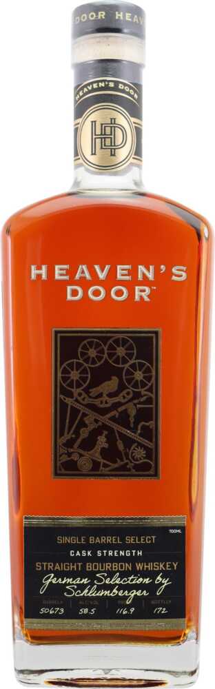 Heaven's Door Schlumberger Selection 9 Straight Tennessee Bourbon Whiskey5Y NV  0.7 L Flasche