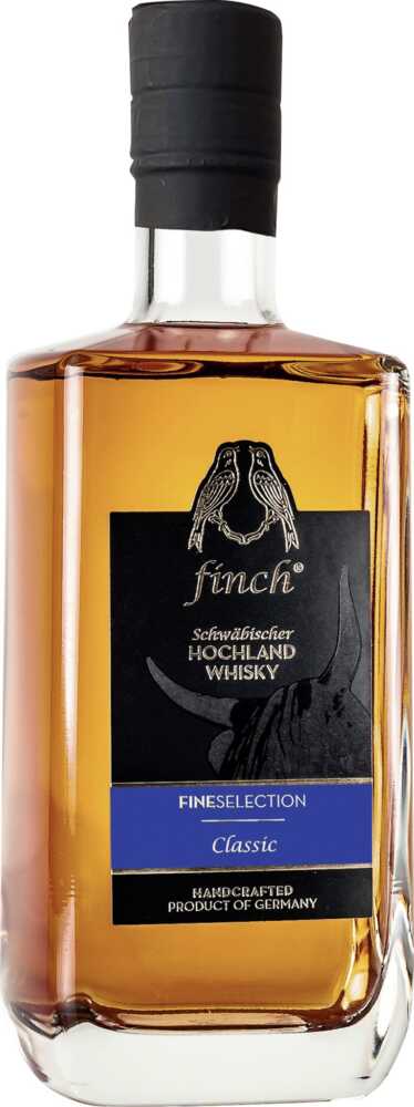 finch Whiskydestillerie Fineselection Classic Schwäbischer Hochland Whisky NV  0.5 L Flasche