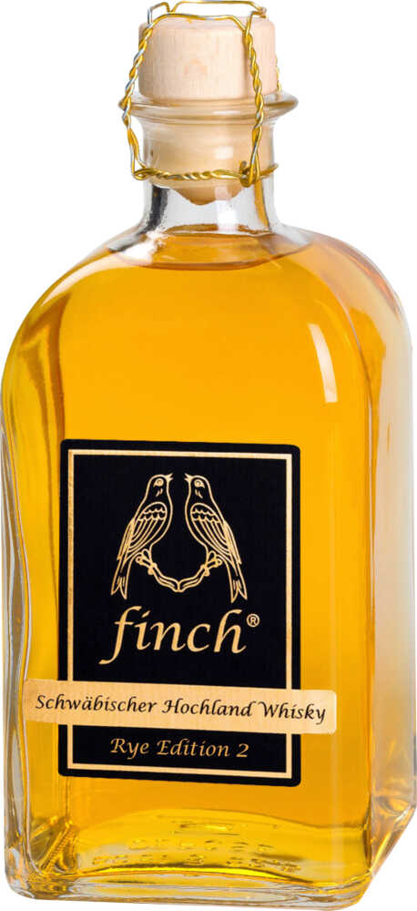 finch Whiskydestillerie Specialgrain Rye Edition 2 Schwäbischer Hochland Whisky A002  0.5 L Flasche