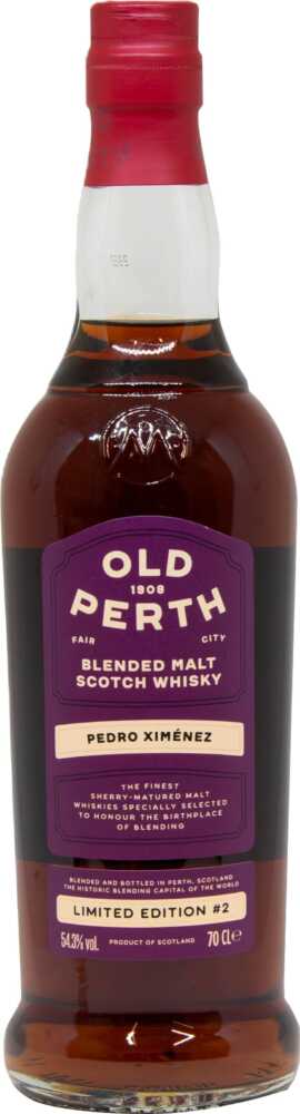 Morrison Scotch Whisky Distillers Old Perth Limited Edition P.X. 2.0 54 3% Abv Blended Malt A005  0.7 L Flasche