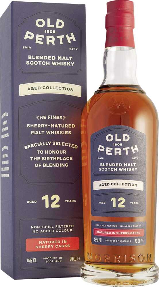 Morrison Scotch Whisky Distillers Old Perth 12 Year Old Blended Malt NV  0.7 L Flasche