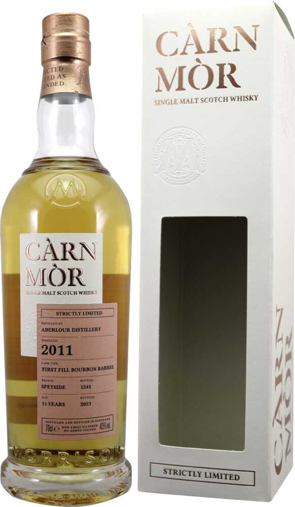 Morrison Scotch Whisky Distillers Càrn Mòr Strictly Ltd Aberlour  11Y Single Malt   Ff Bourbon Barrel A118  0.7 L Flasche