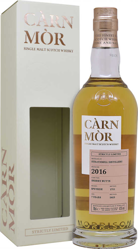 Càrn Mòr Strictly Ltd Strathmill  7Y Single Malt   Sherry Butts