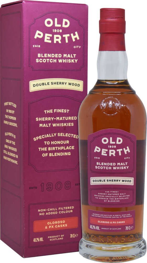 Morrison Scotch Whisky Distillers Old Perth Double Sherry Wood Blended Malt OlorosoPx Casks NV  0.7 L Flasche
