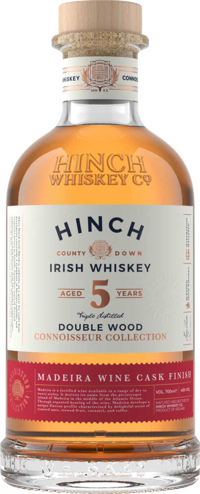 Hinch Distillery Ltd Blend Madeira 5Y. Cask Finish Irish Whisky NV  0.7 L Flasche