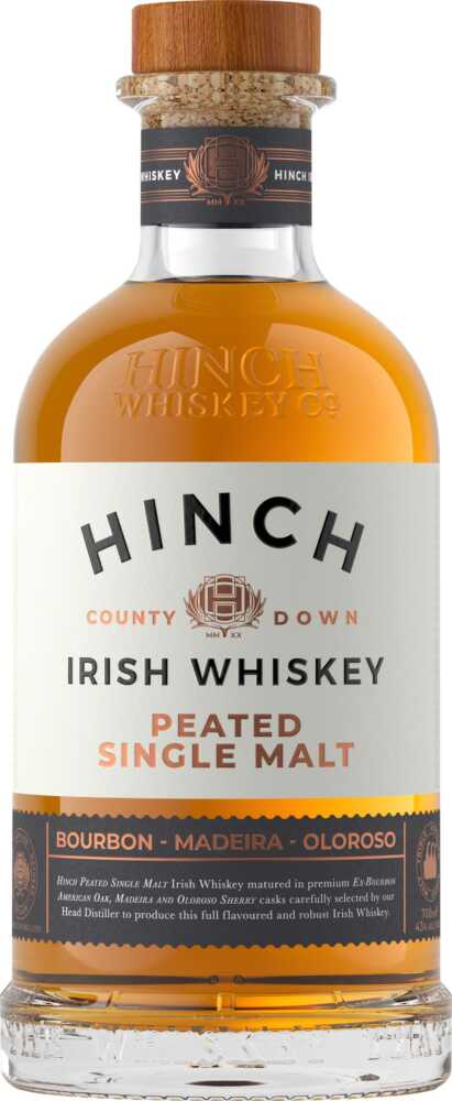Hinch Distillery Ltd Peated Single Malt 0.7 L Flasche
