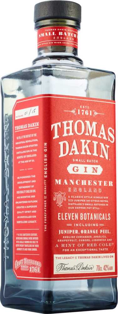 Greenalls Gin Thomas Dakin London Dry Englischer Gin NV  0.7 L Flasche