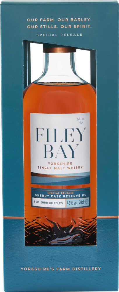 Filey Bay Sherry Cask Reserve 5 Moscatel P.X. Single Malt Whisky