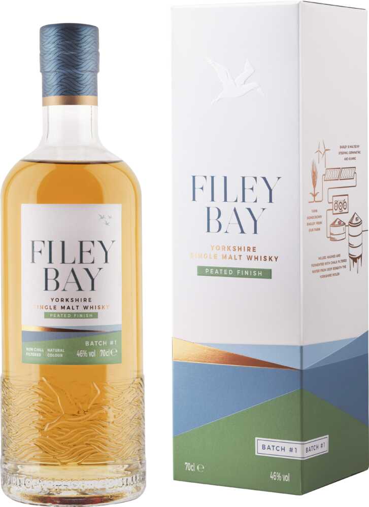 Filey Bay Peated Finish Batch 1 Single Malt Whisky