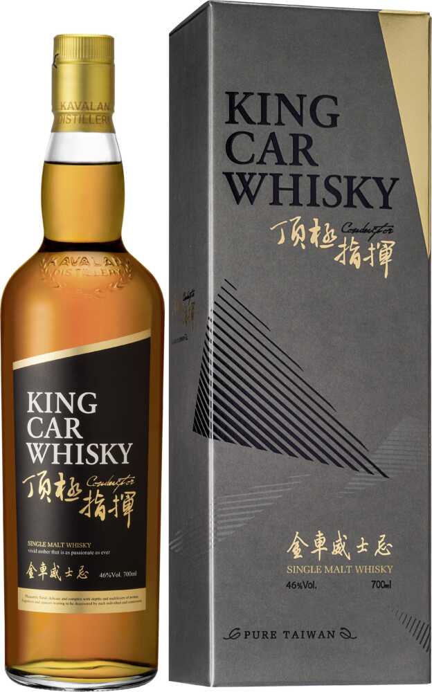 Kavalan King Car Conductor Taiwanesischer Whisky Kavalan NV  0.7 L Flasche