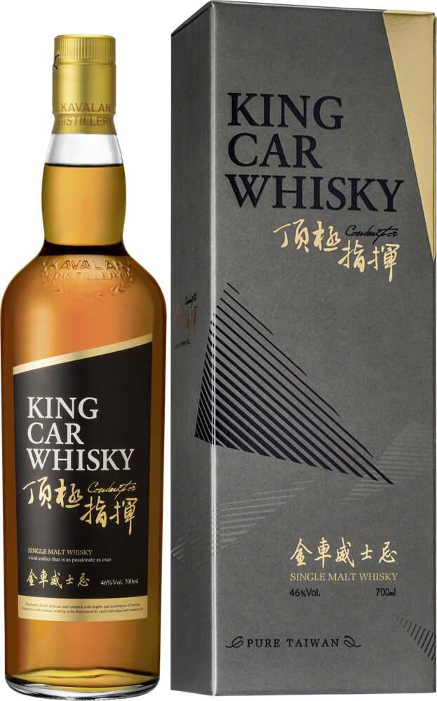 Kavalan King Car Conductor Taiwanesischer Whisky NV  0.7 L Flasche
