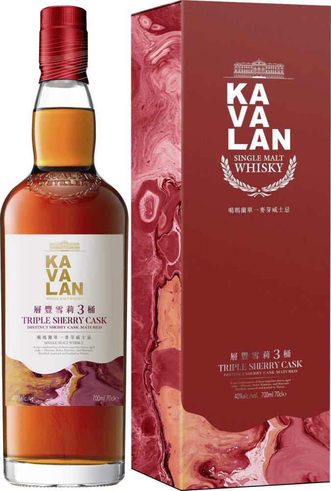 Kavalan Triple Sherry Cask Taiwanesischer Whisky Kavalan NV  0.7 L Flasche
