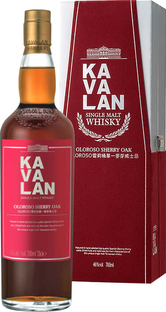 Kavalan Oloroso Sherry Oak Taiwanesischer Whisky Kavalan NV  0.7 L Flasche