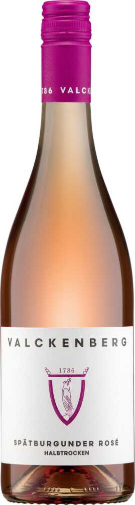Valckenberg Spätburgunder Rosé Halbtrocken Qw Rheinhessen 2024  0.75 L Flasche