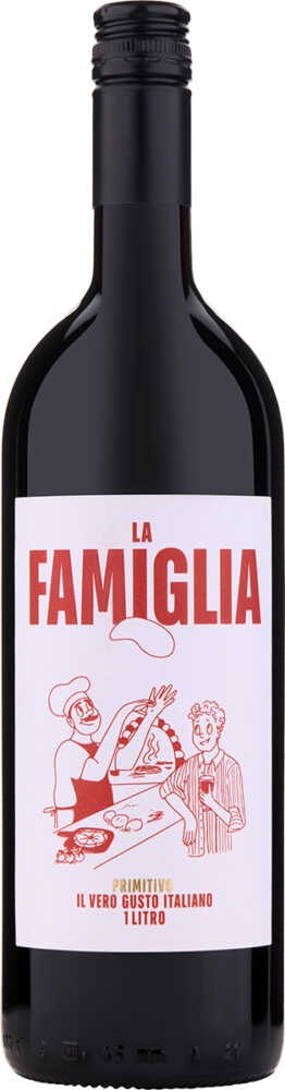 LA FAMIGLIA Primitivo Puglia IGT   – 2024  1.0 L Flasche