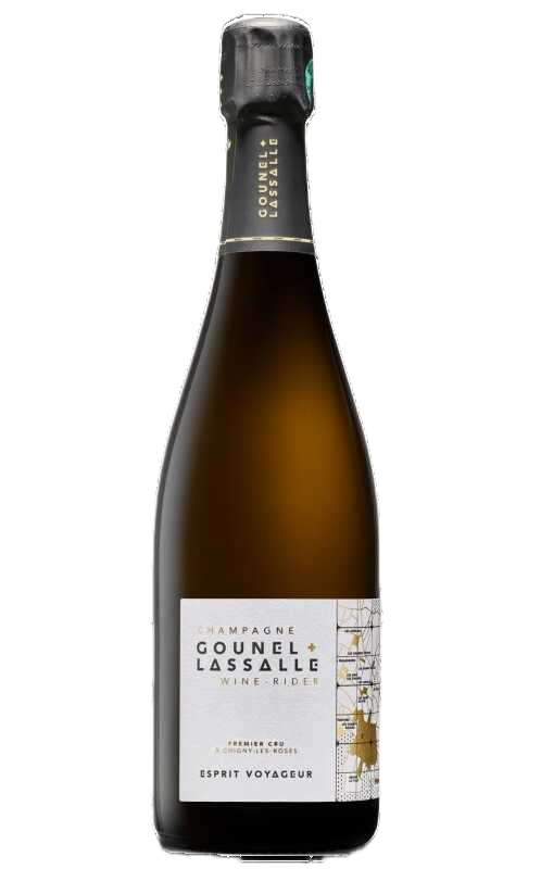 Champagne Gounel + Lassalle Esprit Voyageur 1Er Cru Brut Nature Champagne NV  0.75 L Flasche