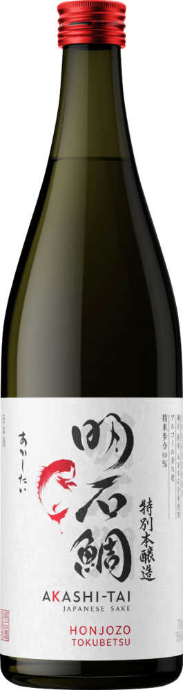 Akashi Sake Brewery Honjozo Tokubetsu NV  0.72 L Flasche
