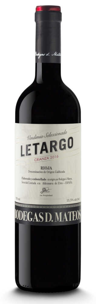 Bodegas D Mateos Letargo Crianza Rioja Oca 2020  0.75 L Flasche