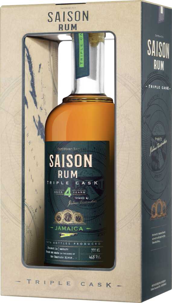 Rum Saison Triple Cask Jamaica NV  0.7 L Flasche