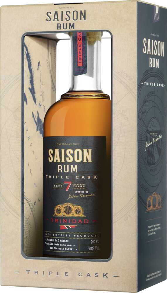 Rum Saison Triple Cask Trinidad Brauner NV  0.7 L Flasche