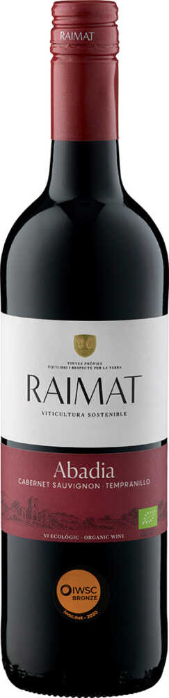 Raimat Abadia Cabernet Sauvignon Sauvignon  Tempranillo Do  Bio 2022  0.75 L Flasche