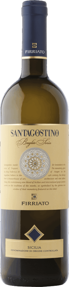 Firriato Santagostino Baglio Soria Bianco Terre Siciliane Igt 2024  0.75 L Flasche