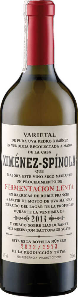 Ximénez-Spinola Fermentacion Lenta Jerez-Xérèz-Sherry 2023  0.75 L Flasche