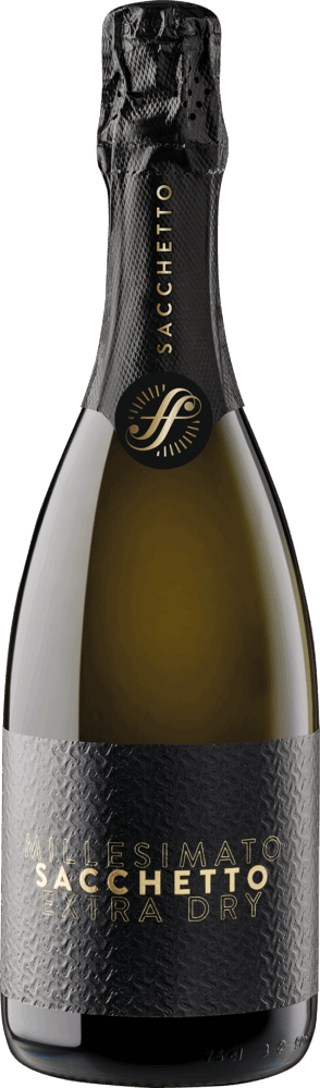 Sacchetto Spumante Etichetta Nera Millesimato Extra Dry 2025  0.75 L Flasche